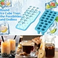 Silicone Small Ice Cube Trays With Lid New Ice Maker Trays For Freezer