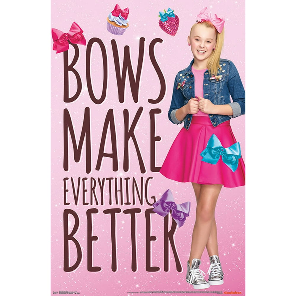 JoJo Siwa Bows Make Everything Better Wall Poster 22.4" x 34"