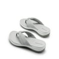 thumbnail image 3 of DREAM PAIRS Platform Flip Flops for Women Cushioned Thong Sandals with Soft Eva Foam Insole Lightweight Lycra fabric Comfort Dressy Slides Slippers for Summer Beach, 3 of 7