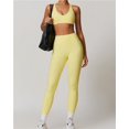 thumbnail image 4 of Pantalones de Yoga de cintura alta ajustados de lijado, pantalones deportivos for levantar la cadera y el vientre, pantalones deportivos for correr al aire libre, 4 of 7