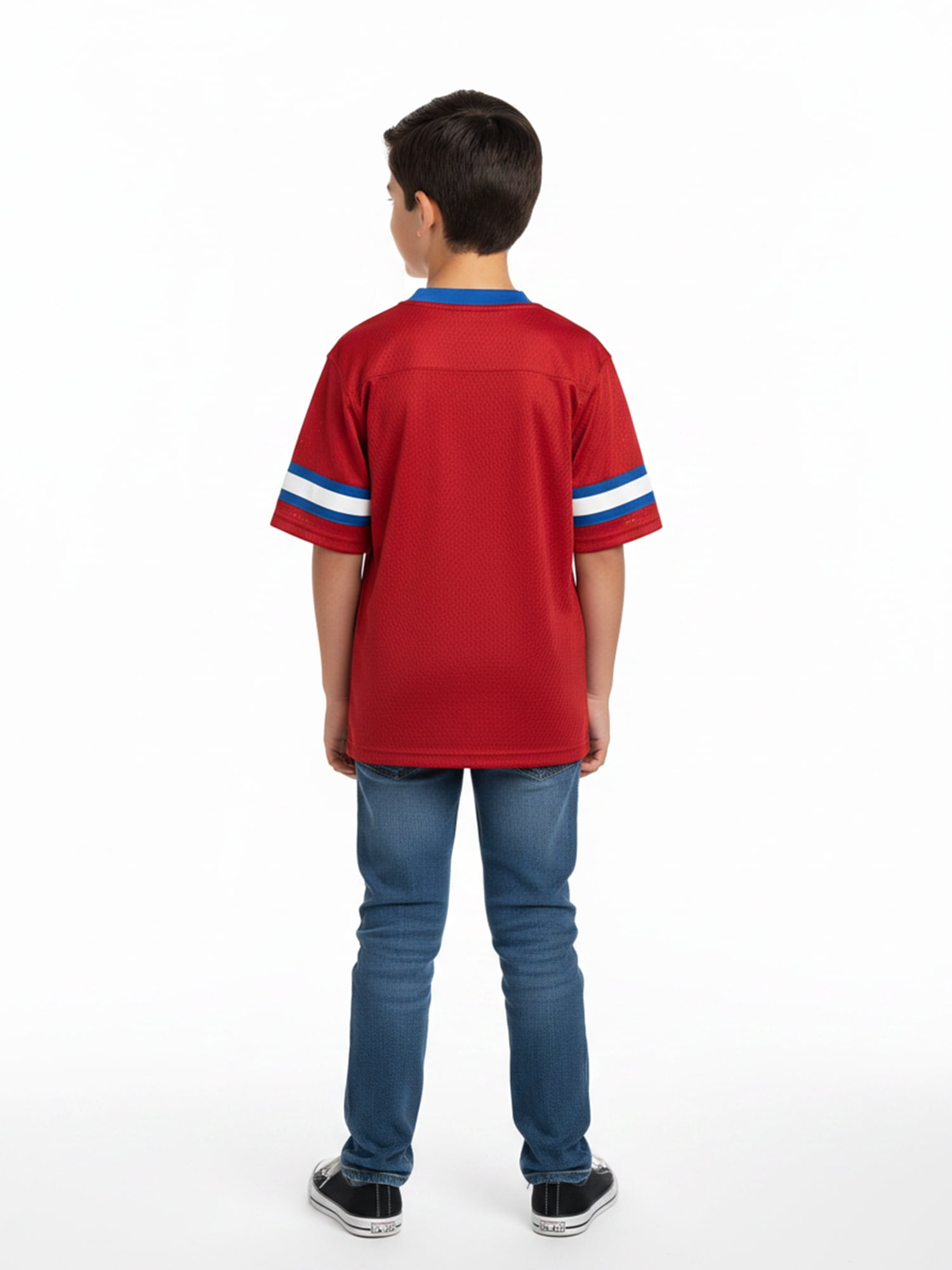 Marvel Spider-Man Boys’ Elevated Graphic Jersey, Sizes 4–18