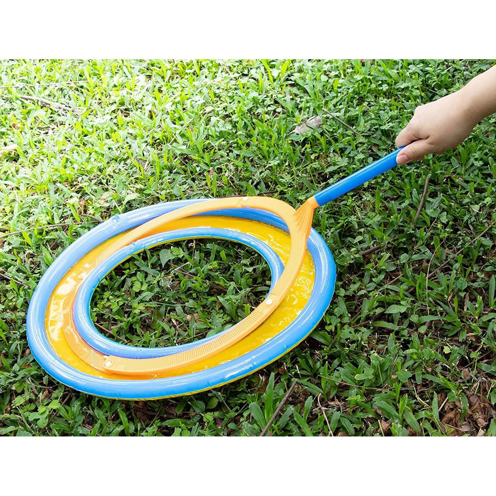 Blue Panda Large Bubble Wand with Bubbles and Tray 