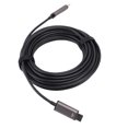 thumbnail image 1 of Fiber Optic HD Cord, Ultra High Speed Fiber Optic HD Cable 4K 240Hz Male To Male Unidirectional Wide Compatibility 32.8ft with Wall Penetration Protector for PC, 1 of 7