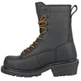 thumbnail image 2 of HOSS Men’s Composite Toe Waterproof Logger Work Boot Slip Resistant EH PR Cross Cut Kiltie Black, 2 of 6