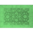 thumbnail image 1 of Ahgly Company Indoor Rectangle Oriental Emerald Green Traditional Area Rugs, 5' x 8', 1 of 4