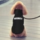 thumbnail image 2 of Sudaderas para perros con capucha, suéteres estampados de Seguridad con sombrero, chaquetas de algodón suave de invierno negras - l para perros pequeños, medianos y grandes, 2 of 5
