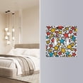 thumbnail image 4 of Yayeee Toggle Light Switch Wall Plate 2-Gang 4.56"x4.48" Decorative Outlet Cover, Colorful Stars, 4 of 7