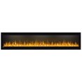 thumbnail image 3 of Napoleon Alluravision 76.75''W x 17.3''H x 5.8''D Deep Wall Mount Electric Fireplace - Black, 3 of 8