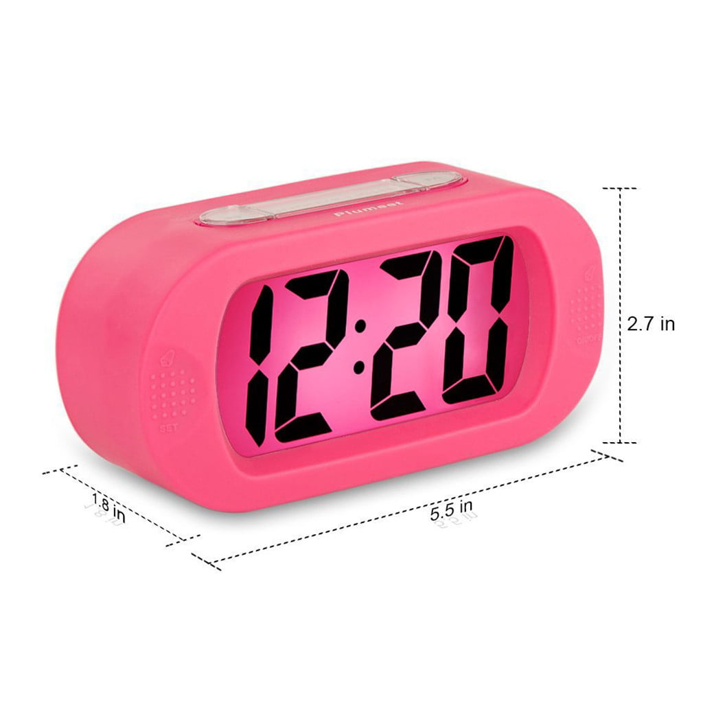 Digital LCD Travel Alarm Clock with Snooze Good Night Light Sound Alarm Hot Sale
