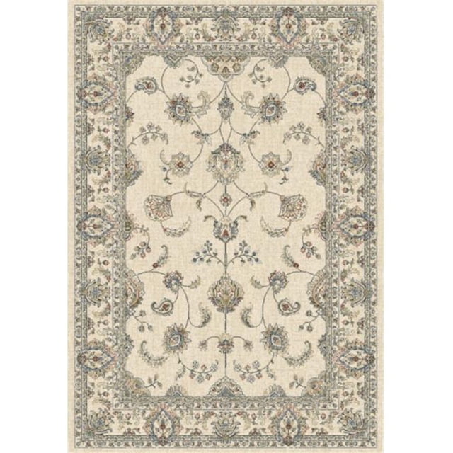 Dynamic Rugs AN28571596464 Ancient Garden Rugs, Ivory - 2 x 3.11 in.