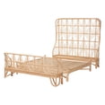 thumbnail image 3 of bali & pari Hadley Natural Rattan Bed Frame Queen, 3 of 6