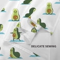 thumbnail image 6 of Pofeuu Cute Avocado Yoga Print Wall Tapestry Decoration Wall Hanging Tapestry 60 x 51 Inch, 6 of 6