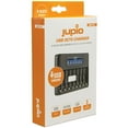 thumbnail image 2 of Jupio USB 8-Slots Octo Battery Charger with LCD Display for Rechargeable AA and AAA Batteries, 2 of 2