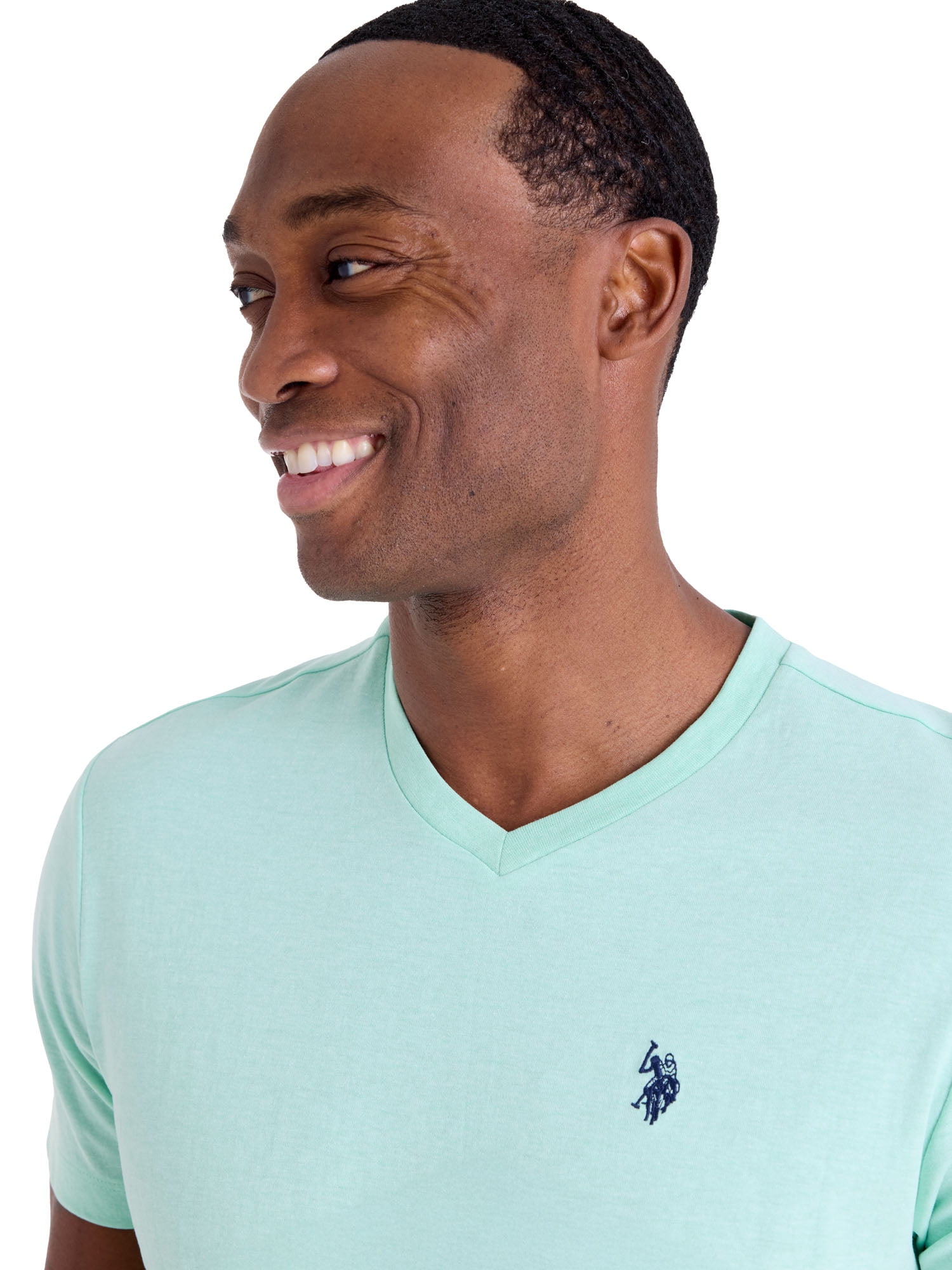 U.S. Polo Assn. Men's Basic Short Sleeve V-Neck T-Shirt