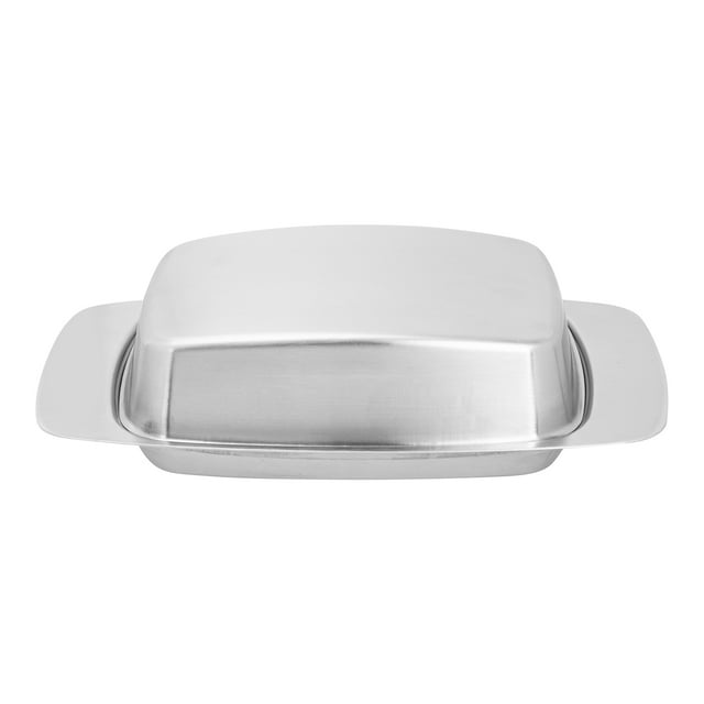Shisuyan Butter Dish with Lid Dustproof Cheese Dish Lidded Butter Plate Stainless Butter Case