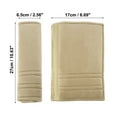 thumbnail image 5 of Motoforti 2 Pcs Microfiber Car Shoulder Seatbelt Pad Covers Universal Khaki 27x6.5cm, 5 of 7