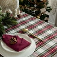 thumbnail image 4 of Plaid Table Cloth for Christmas 60x102 inch - Waterproof Holiday Decor Rectangle Tablecloth - Thanksgiving Fall Table Covers for Family Dinner Perfect for Parties, Picnic Dinner and Banpuet, 4 of 8