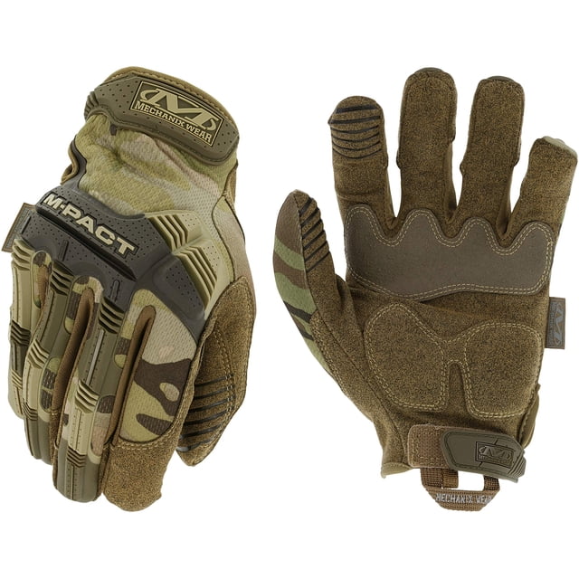 Guantes tácticos Mechanix Wear M-Pact para hombre, camuflaje