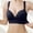 Black, variant on Women's Wireless Push Up Sports Bras No Underwire Seamless Full Coverage Supportive Jelly Everyday Bras
