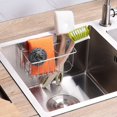 thumbnail image 7 of Piwvid 2-in-1 Sponge Holder for Kitchen Sink, Suction Cup Kitchen Caddy, No Drill Rustproof Sink Organizer for Place Dishwashing Brush Soap and Sponge, 7 of 7