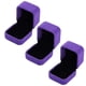 thumbnail image 1 of Joyero para Anillos VentDepot VelvPurple 3Pzas Morado 5.5x4x5cm Terciopelo, 1 of 5
