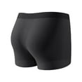 thumbnail image 3 of Mens Boxer Briefs Ice Silk Boxers Lightweight Underwear Comfort Everyday Wear Mens Boxer Shorts Black M, 3 of 5