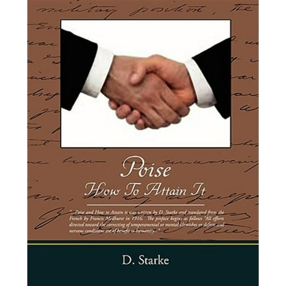 Poise How to Attain It (Paperback)