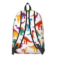 thumbnail image 3 of Cute Dinosaur Pattern Backpack for School,Cute School Bag,Schoolbag with Adjustable Shoulder Straps & Padded Back,15.7"x11.8"x5.5", 3 of 5