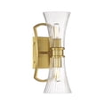 thumbnail image 4 of Warm Brass Two Light Wall Sconce from the Bennington Collection, 4 of 5