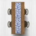 thumbnail image 2 of Creative Products Painted Brush Strokes Navy Blue 16x90 Poly Twill Table Runner, 2 of 3