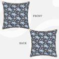 thumbnail image 3 of Haiem Turtle Print Velvet Soft Solid Decorative Square Throw Pillow Covers Set with Elegant Piping Christmas Cushion Case for Sofa Bedroom Car-20"x20", 3 of 8