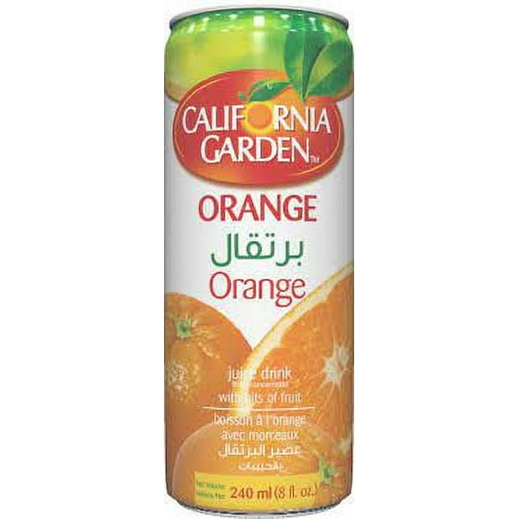 California Garden Orange Juice with pieces (6 Cans)