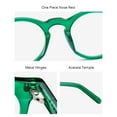 thumbnail image 4 of HEPIDEM Acetate Vintage Glasses Frame, Classic Round Spectacles for Men and Women ( 9401Leopard Small 44mm ), 4 of 9