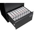thumbnail image 5 of Lateral File Cabinet with 2 Drawer, Metal Filing Cabinet with Lock, Black File Cabinet for Home Office/Legal/Letter/A4 Size with Hanging Bar, 5 of 10