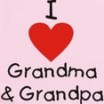 thumbnail image 2 of CafePress - I Love Grandma & Grandpa Infant Bodysuit - Baby Light Bodysuit, Size Newborn - 24 Months, 2 of 4