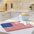 thumbnail image 6 of USA American Flag Dish Drying Mat for Kitchen Ccounter Absorbent Microfiber Small Drying Pad Dish mats for Kitchen Countertops 16 x 18 Inch, 6 of 6