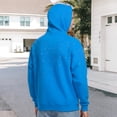 thumbnail image 3 of Ankishi Bedazzled Hoodie Long Sleeve Unisex Rhinestone Pullover Hooded Sweatshirts for Daily Wear Party Streetwear, 3 of 9