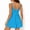 Blue, variant on Carlikeit Women's Summer Romper Dress with Shorts Underneath Spaghetti Strap Sleeveless Wide Leg Jumpsuit
