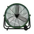 thumbnail image 2 of Industrial Fan 24" up to 8800 CFM, High Velocity Fan with 3 Speeds, Heavy Duty Blower Equipped Waterproof Cover, 360° Tilt Air Circulator Recommended Use in Warehouse, Garage, Yard, Purple, 2 of 4