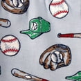 thumbnail image 6 of Baby Essentials 6 Months Infant Boys 3 Piece Bodysuit, Shorts, Socks Set Spring Summer Cotton Polyester Outfit in Mommy's Little Slugger Print, 6 of 7