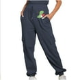 thumbnail image 2 of Women's Petite Athletic Pants with Side Pocket and Elastic Waist for Comfort Running and Active Wear, 2 of 8