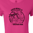 thumbnail image 4 of Inktastic Summer Vacation Mode Cocoa Beach Florida Women's T-Shirt, 4 of 5