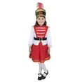 thumbnail image 4 of Dress Up America Girls Drum Majorette Costume – Kids Marching Band Uniform Outfit, Red, Toddler 2, 4 of 4