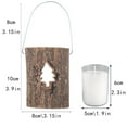thumbnail image 3 of Elegant Christmas Candle Holder Set For Table Centerpieces, Clear Glass Hurricane Vase For Pillar Or Floating Candles, Adds Ambiance To Holiday And Valentine’S Day Decorations, 3 of 6