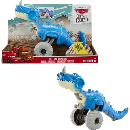 Disney and Pixar Cars On the Road Roll-and-Chomp Dino Toy Vehicle that Eats Cars