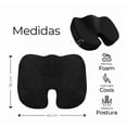 thumbnail image 3 of Cojín Ortopédico Memory Foam De Gel Para Silla/asiento Auto Modelo Negro, 3 of 4