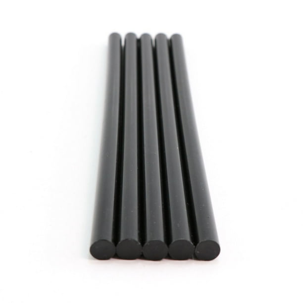 707R510B Full Size 10" High Strength Black Hot Glue Stick 5 lb Box