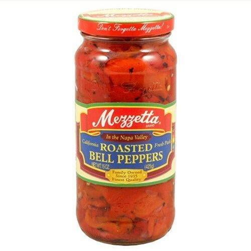 6 Pack Mezzetta Roasted Red Bell Peppers 1 Jar 16 Oz Sweet