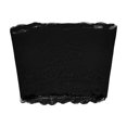 thumbnail image 4 of iHPH7 Strapless Bra Floral Lace Wireless Bandeau Padded Tube Top Scalloped Edge Comfortable Stretchy Bralette Everyday Lounge Underwear for Women Black L, 4 of 4
