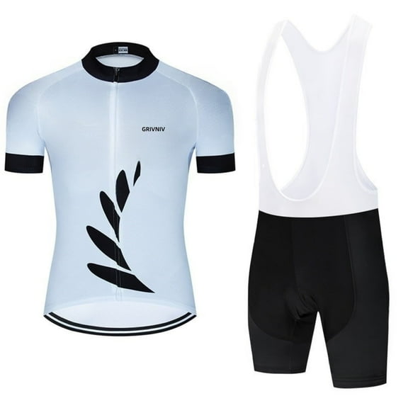 Men's Cycling Jersey Sets Road Bike Jersey Bicycles Clothing, Bib Shorts with Pockets Padded